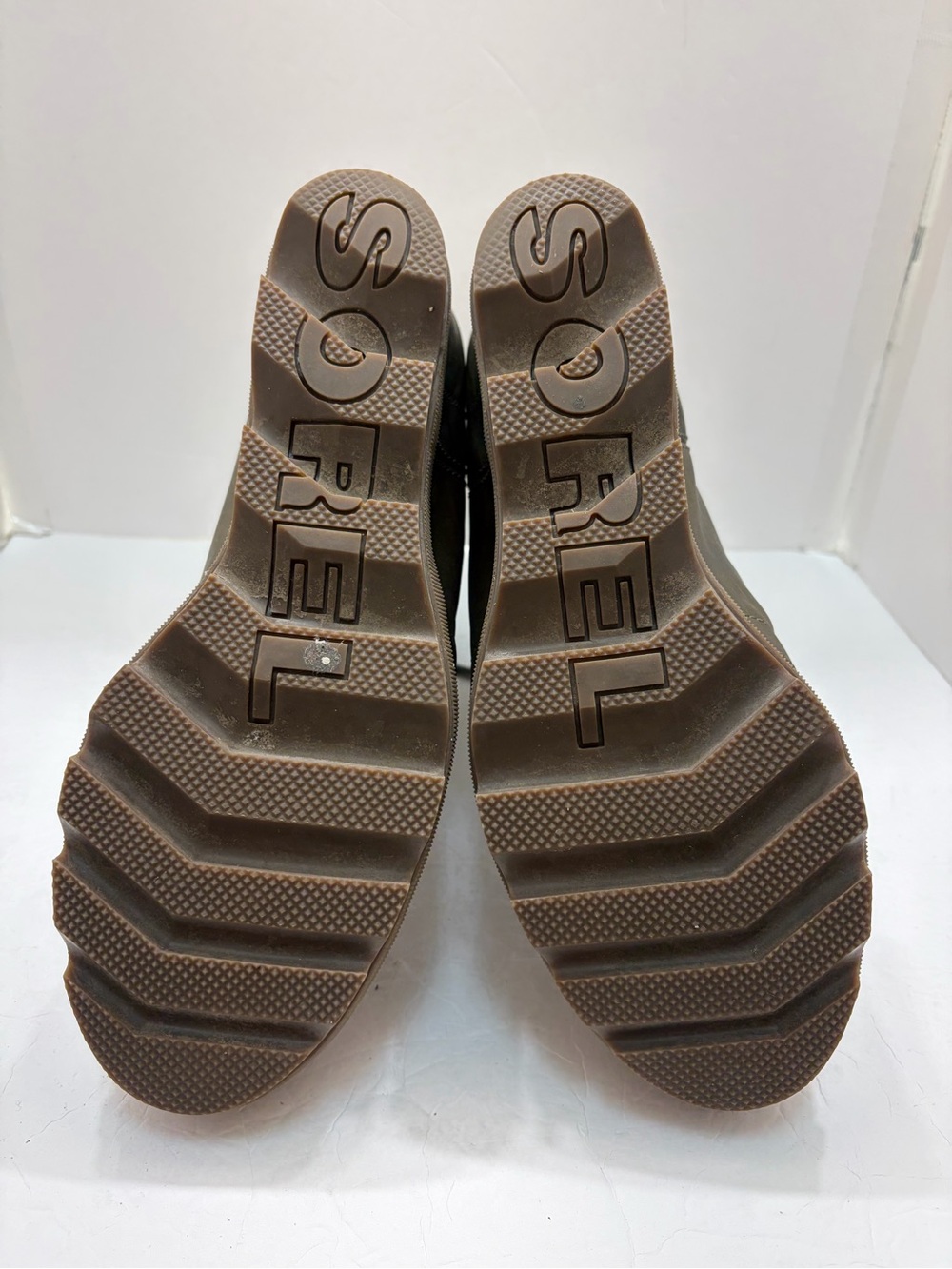 Sorel Olive Green Lace-Up Combat Boots - Picture 10 of 13